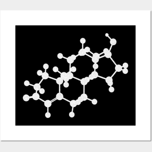 Testosterone Molecule Posters and Art